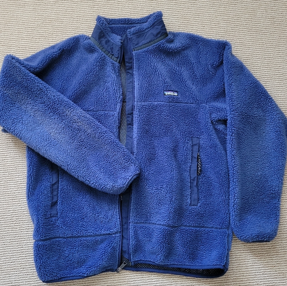 Men's Patagonia Blue Fleece Jacket